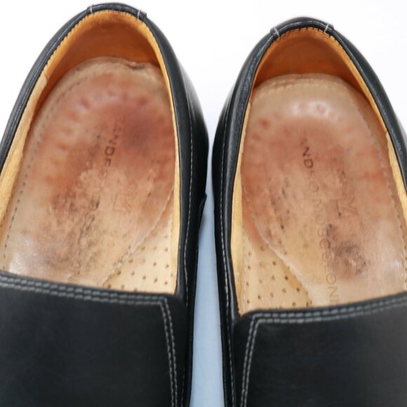 Sandro‎ Moscoloni Mens Jacob Venetian Loafer Size 9 D Black Leather Slip-On Shoe main image 10